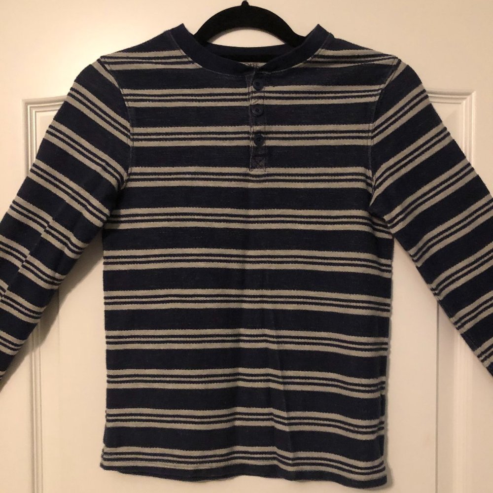 Cherokee Boys Striped Long-Sleeve Tee
